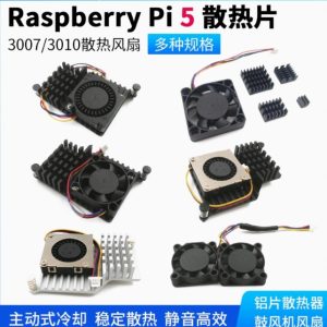 【可大量】適用樹莓派 5 風扇 Raspberry Pi 5 專用鼓風機 3007 風扇